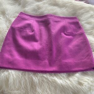 J. Crew Vibrant Pink Mini Skirt